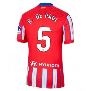 Atletico Madrid Rodrigo De Paul #5 Domácí Dres 2024-25 Krátký Rukáv